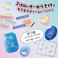 アーテック ＵＶレジンクラフトキット　うるツヤオーロラレジン　シリコン型付き 58228 1セット（直送品）