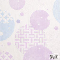 ノーブランド 結べる紙ふろしき 750角 20枚入 和柄ドット 004717124 1セット(20枚入×20袋 合計400枚)（直送品）