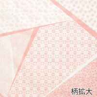 ノーブランド 結べる紙ふろしき 900角 20枚入 紅梅 004717123 1セット(20枚入×15袋 合計300枚)（直送品）