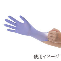 中部物産貿易 ニトリル手袋　ニトリーノライトＣ Ｍ　粉なし　１００枚 バイオレット 004771324（直送品）