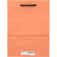 ＨＥＩＫＯ 手提げ紙袋　ブライトバッグ Ｔー３ ジョリーコーラル（マットタイプ） 006143146 1セット(10枚入×5袋 合計50枚)（直送品）