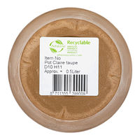 amabro アートストーン ラウンド ベージュ 10cm 295328 1個（直送品）