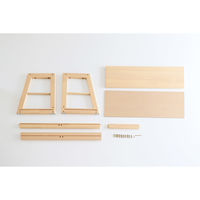 ICHIBA キッズピクチャーブックラック アルマ 幅700×奥行320×高さ700ｍｍ アイボリー ILR-3684IV 1台（直送品）