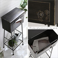 ホームテイスト Fiory(フィオリ) ガーデンポスト ブラック SH-05-35500 1台（直送品）