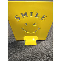 エコー金属 ブックスタンド(スマイル) 1149-393 1個