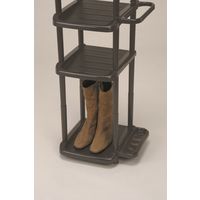 和泉化成 シューズラック5段 シングル BR 3101BR 1個