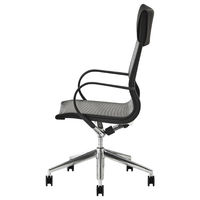 【軒先渡し】関家具 クラッシュプロジェクト NICE オフィスチェア ケフカ ハイバック メッシュ ブラック×シルバー 336182 1脚（直送品）
