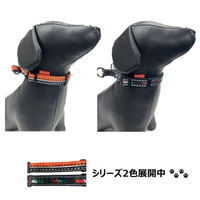 ナイトラン スポルティ反射Wカラー 首輪 中型犬用Mサイズ オレンジ 1個 アースペット