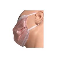 ファーストレイト ピッタリやわらかマスク ローズピンク FR-004　使い捨て サージカル 不織布　1箱（50枚入）