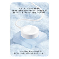 Apple Watch用充電ケーブル 1m USB-A接続 VV-UAMAG010-W 1個 Vodaview