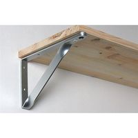 久宝金属製作所 アルミインテリア棚受 メタリックシルバー 150mm×90mm 2個入 T1400 1セット(4個:2個×2セット)（直送品）