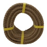 三友産業 麻ロープ 寸法6X20mmm HR-1557 1セット(4巻)（直送品）