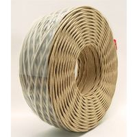 一ツ山産業 紙ひも 茶 20号×100m 4524764012018 1セット(8巻)（直送品）