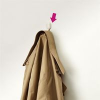 日軽産業 コートフック・シングル ニッケルメッキ MJ-022W 1セット(8セット)（直送品）