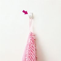 日軽産業 ウサギフック ホワイト 3セット入 MZ-40W 1セット(24セット:3セット×8パック)（直送品）