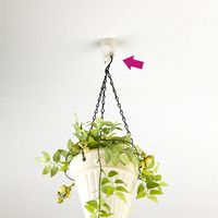 日軽産業 天井フック ホワイト 2セット入 MC-004W 1セット(16セット:2セット×8パック)（直送品）