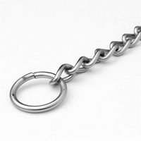 ニッサチェイン アンティークチェインプラスリング 600mmX17mm アンティークシルバー No1102 1セット(6個)（直送品）