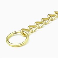 ニッサチェイン アンティークチェインプラスリング 600mmX22mm アンティークゴールド No1105 1セット(4個)（直送品）