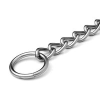 ニッサチェイン アンティークチェインプラスリング 600mmX22mm アンティークシルバー No1106 1セット(4個)（直送品）