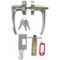 和気産業 鍵付間仕切錠 32AMLーNI ニッケル WR-223 1個（直送品）