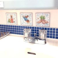 S&Cコーポレーション タイルステッカー ピーターラビット 約195mm×290mm EPR16 1セット(4枚)（直送品）