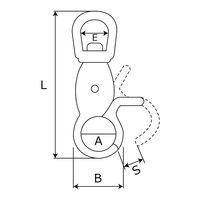 和気産業 レバースナップ 5/8インチ BKー948 BK-948 1セット(12個)（直送品）