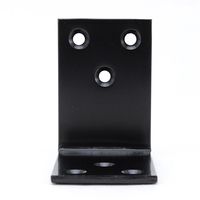 和気産業 巾広アングル BYー039 60MM クロ 1セット(18個)（直送品）