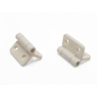 和気産業 PCストップ丁番 20mm 白 ifー094 1セット(16個:2個×8セット)（直送品）