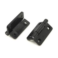 和気産業 PCストップ丁番 30mm 黒 ifー098 1セット(16個:2個×8セット)（直送品）