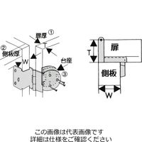和気産業 鉄アングル丁番 24mm×15mm GB ifー038 if-038 1セット(8個)（直送品）
