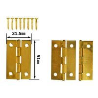 和気産業 真鍮丁番 51mm VE-062 1セット(6個)（直送品）