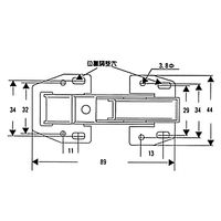 和気産業 ナックルヒンジ H705 VF-075 1セット(4個)（直送品）