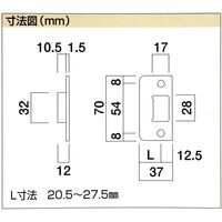 和気産業 ストライク 1タイプ 長沢用 WL951 1セット(6セット)（直送品）