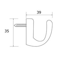 和気産業 PCコート掛 3個入 SH-242 1セット(66個:3個×22箱)（直送品）