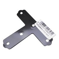 和気産業 カラー隅金 T字 黒 67×54mm IH-007 1セット(46枚)（直送品）