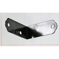 和気産業 カラー隅金 金折 黒 43×43mm IH-013 1セット(58個)（直送品）