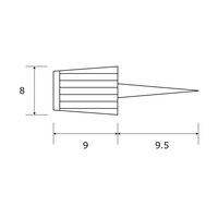 和気産業 打ち込みダボ 長さ18.6mm×幅8mm 100個入 DB-001 1セット(600個:100個×6袋)（直送品）