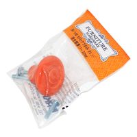 和気産業 セラミックつまみ オレンジ 40mm×28mm×23mm IK-146 1セット(10個)（直送品）