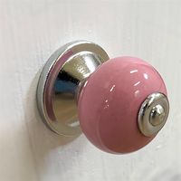 和気産業 セラミックつまみ ピンク 28mm×34mm×19mm IK-157 1セット(12個)（直送品）