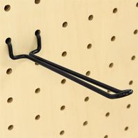 和気産業 穴あきボード用 黒フック 100mm 2個入 ANB-803 1セット(12個:2個×6個)（直送品）