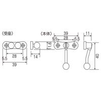 和気産業 三ツ玉下り 中 VB-062 1セット(6個)（直送品）