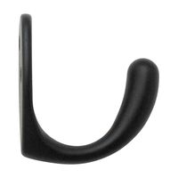 和気産業 バラ カラーコート掛 黒 BK-360 1セット(22個)（直送品）