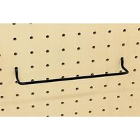 和気産業 穴あきボード用 黒ハンガー175mm ANB-806 1セット(6個)（直送品）