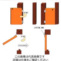 和気産業 ステンレス バネ丁番 片開 75mm BH-466 1セット(6個)（直送品）