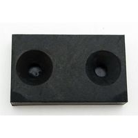 和気産業 当リブロック 角 No.8 30×50×10mm 4903757381285 1セット(12個)（直送品）