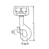 和気産業 回転ナスカン NO.17 BK-589 1セット(10個)（直送品）