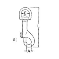 和気産業 回転ナスカン NO.225 3/8インチ BK-591 1セット(10個)（直送品）