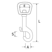 和気産業 装飾スナップ SSー6 BK-634 1セット(8個)（直送品）