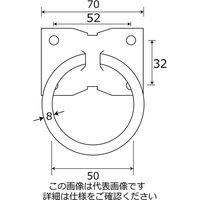 和気産業 座付リング BK-639 1セット(10個)（直送品）