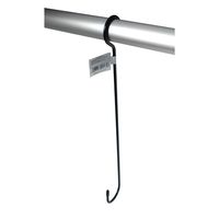 和気産業 カラーSカン ロング 黒 33mmX40mmX400mm SS064 1セット(20本)（直送品）